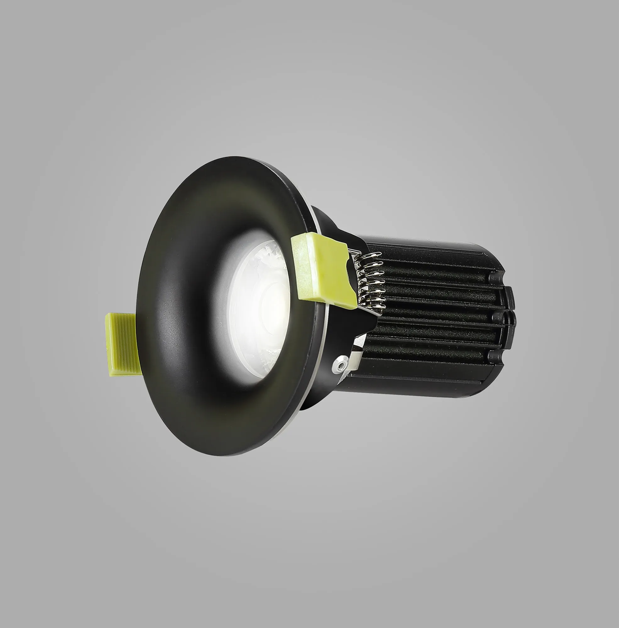 Bruve 10 Tridonic Powered 10W 2700K 710lm 36° CRI>90 LED Engine Matt Black Fixed Round Recessed Downlight, Inner Glass cover, IP65 DM200765  Dlux Bruve 10 IP65